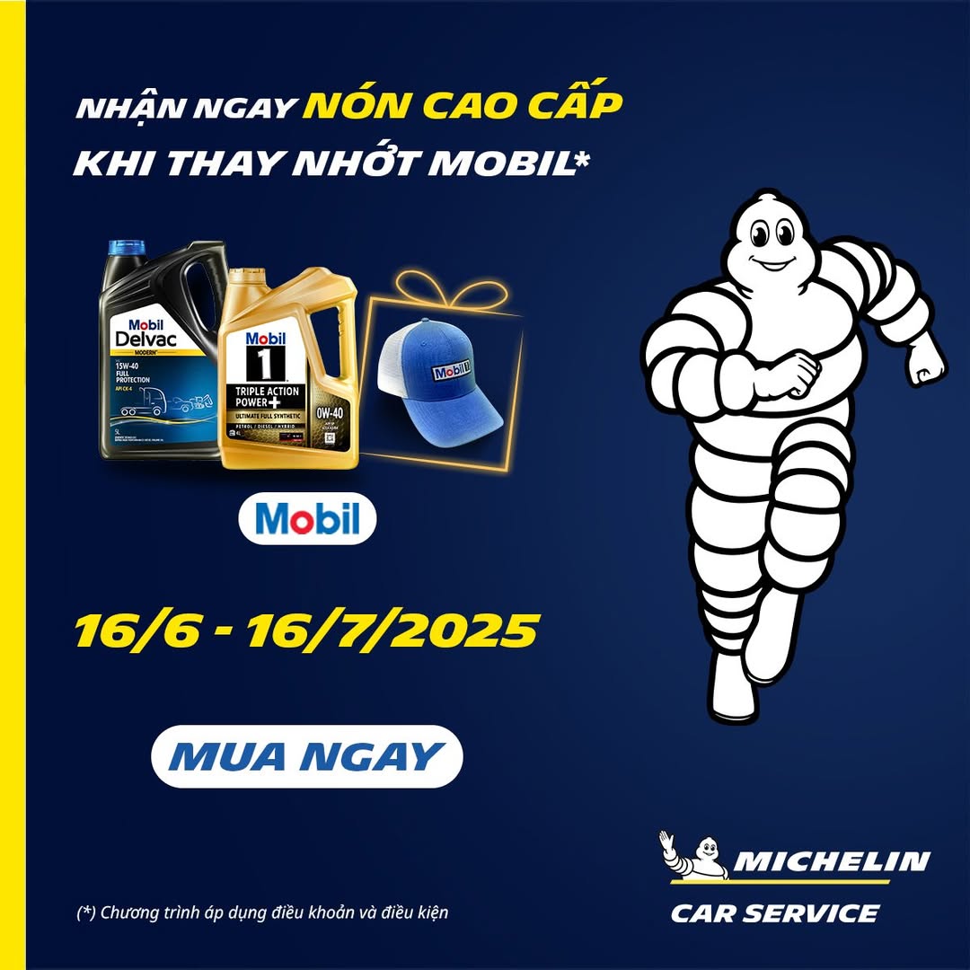 THAY NHỚT LIỀN TAY - NHẬN NGAY MŨ ĐẸP