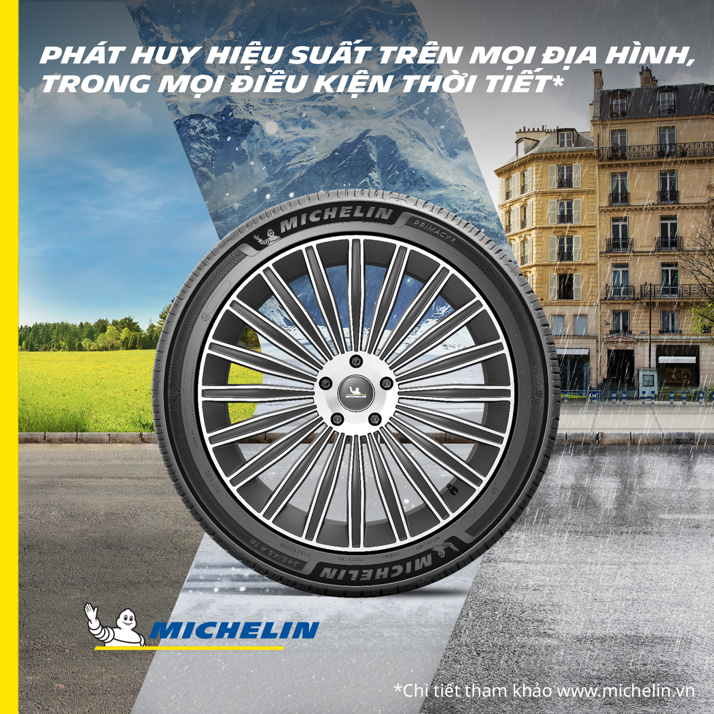 Lốp Michelin Primacy 5 mới