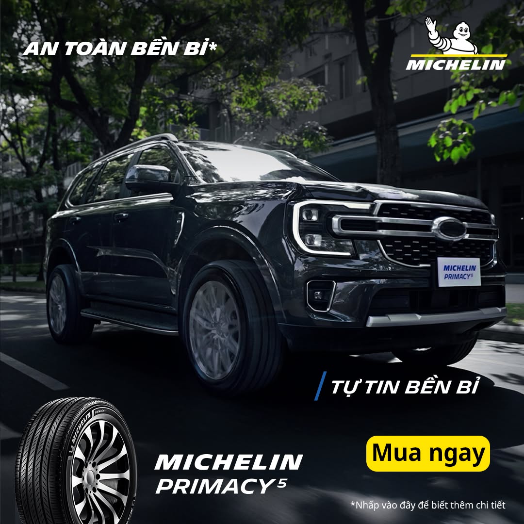 AN TOÀN BỀN BỈ - MICHELIN PRIMACY 5 MỚI
